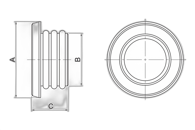 Abdeckkappen Set, für BMW RnineT CNC Frame Cap Set B