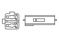 Adapterkabel für Mini-Blinker, Honda + Kawa