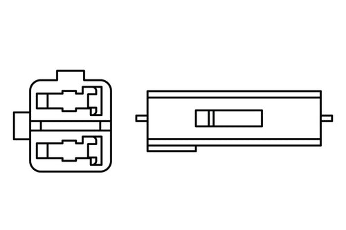Adapter cable for mini indicators, Honda + Kawa
