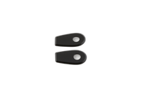 Alu Blinker-Montageplatten hinten für BMW RnineT, Schwarz, Set