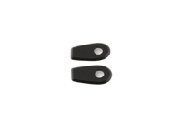 Alu Blinker-Montageplatten hinten für BMW RnineT, Schwarz, Set