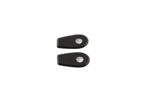 Alu Blinker-Montageplatten hinten für BMW RnineT, Schwarz, Set