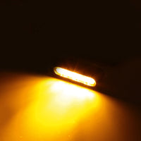 BRONX-MX LED-Blinker, schwarz, getönt