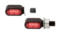 CNC 3-in-1 LED Tail, Brake Light, Turn Signal Little Bronx, Black, Tinted.