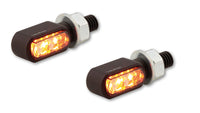 CNC 3-in-1 LED Tail, Brake Light, Turn Signal Little Bronx, Black, Tinted.
