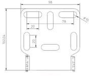 License Plate Holder Universal type 1