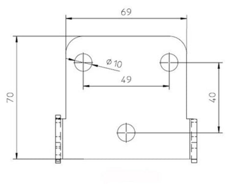 License Plate Holder Universal Type 3