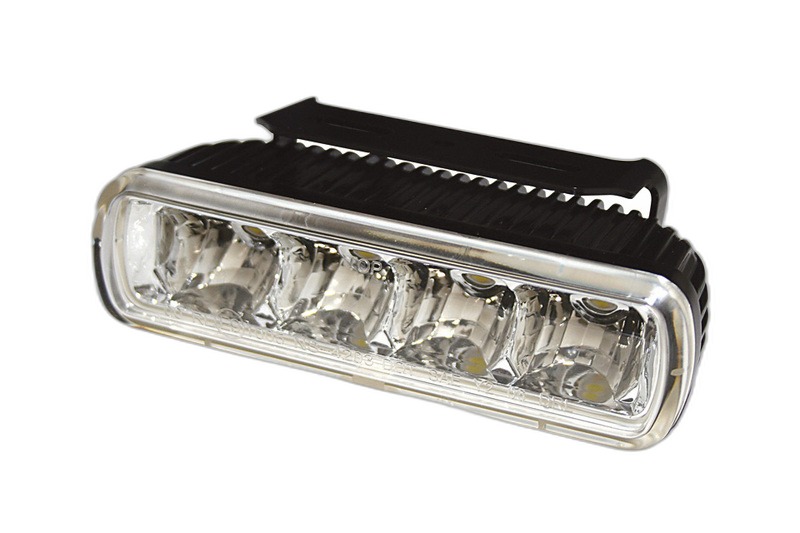 LED daytime running lights, rectangular
