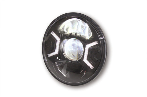 LED Headlight Insert Type 2, 7 inch, black
