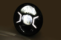 LED Headlight Insert Type 2, 7 inch, black