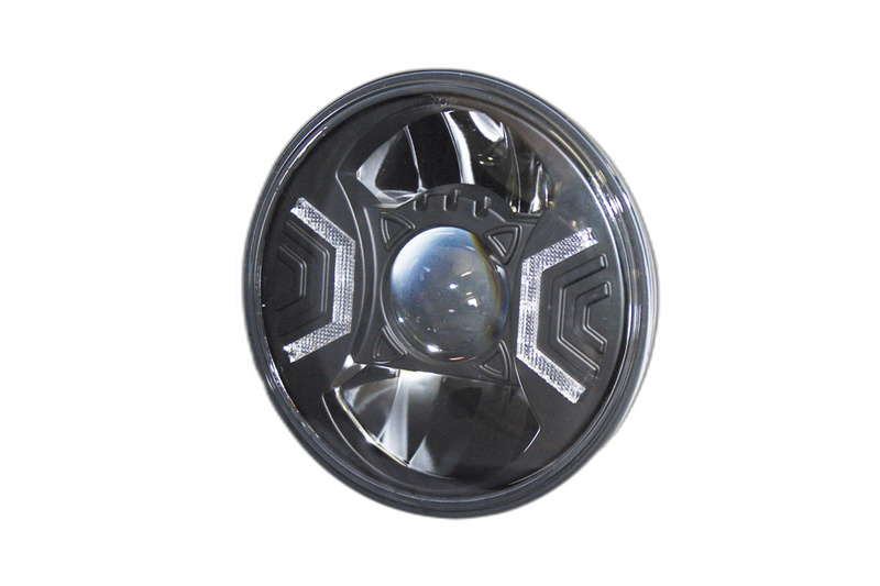 LED Headlight Insert Type 2, 7 inch, black