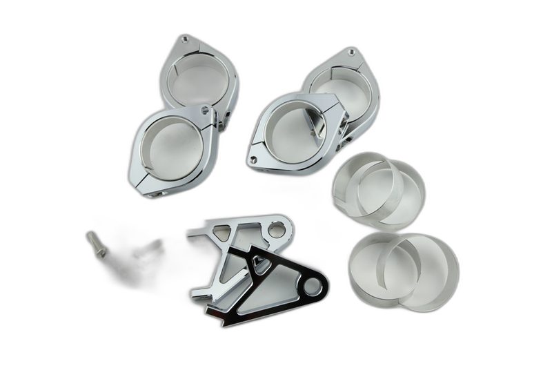 Lamp Holder Set XS for 42-43 mm Ø, chrome
