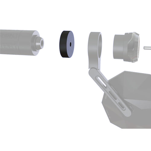 M6 Handlebar Adapter, various Aprilia and Moto Guzzi models