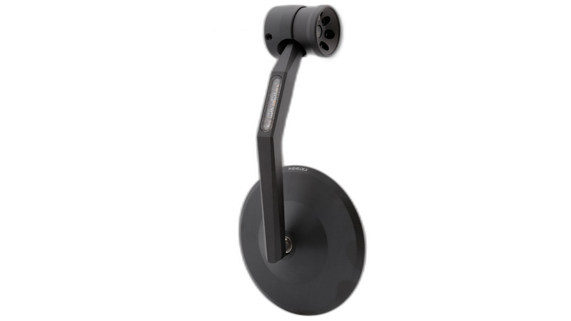 Montana Rim Bar End Mirror with LED Indicator