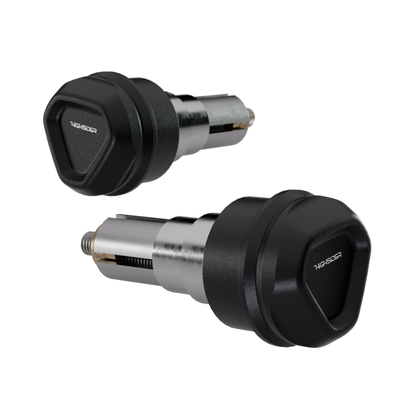 Ventura-LS Bar Ends, Black, Pair