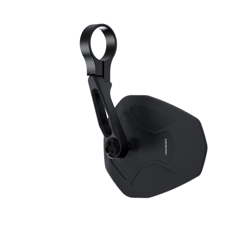 Ventura-RS Bar End Mirror, Short, Black