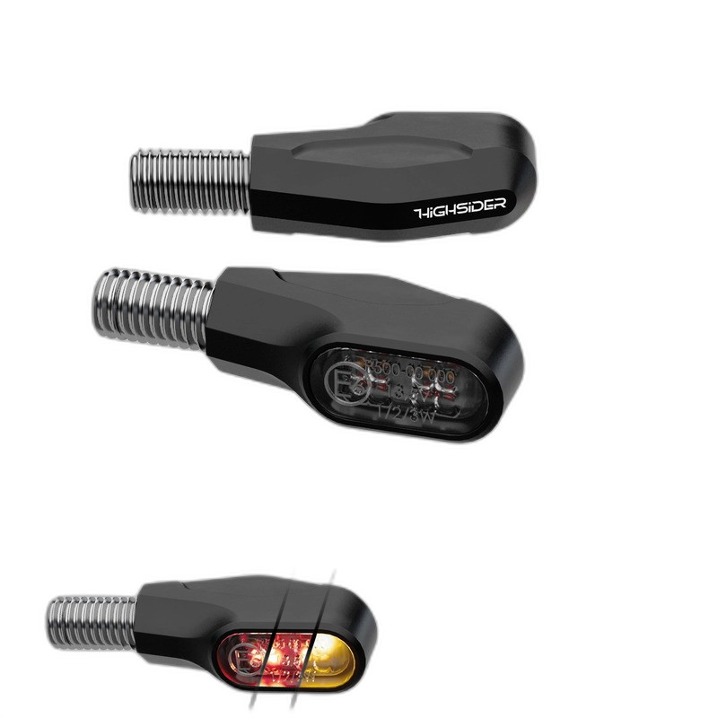 Ventura-X LED Taillight/Turn Signal, Black, Smoke Gray