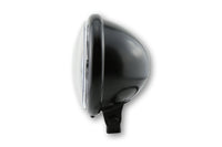per 5 3/4 inch LED headlight BATES STYLE TYPE 5, black, bottom mount