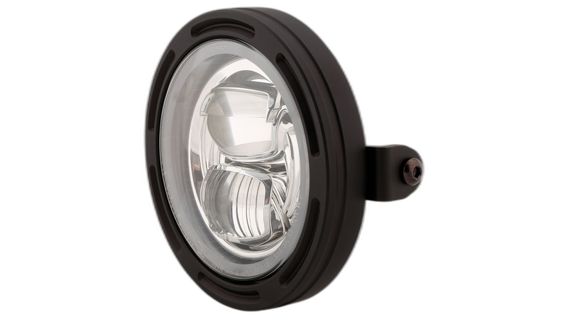 pro 5 3/4 Zoll LED-Scheinwerfer FRAME-R2 TYPE 7, schwarz, Befestigung seitlich