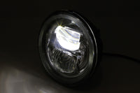 pro 5 3/4 Zoll LED-Scheinwerfer FRAME-R2 TYPE 7, schwarz, Befestigung seitlich