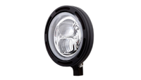 for 5 3/4 inch LED headlight FRAME-R2 TYPE 7, black, bottom mount