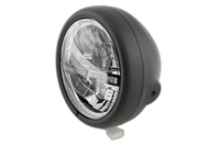 pro 5 3/4 Zoll LED-Scheinwerfer PECOS TYPE 12, mattschwarz, mit TFL, Befestigung seitlich