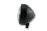 for 5 3/4 inch LED Headlight PECOS TYPE 5, matt black, black lens, bottom mount