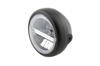 pro 5 3/4 Zoll LED-Scheinwerfer PECOS TYPE 6, mattschwarz, mit TFL, Befestigung seitlich