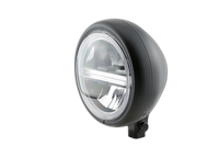 pro 5 3/4 Zoll LED-Scheinwerfer PECOS TYPE 6, mattschwarz, mit TFL, Befestigung unten