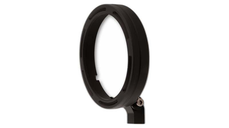 for 7 inch CNC Headlight Ring FRAME-R1, black, bottom mount