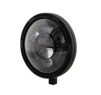 per 7 inch LED headlight FRAME-R1 TYPE 11, black, bottom mount