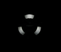 per 7 inch LED headlight FRAME-R1 TYPE 11, black, bottom mount