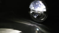 per 7 inch LED headlight FRAME-R1 TYPE 4, black, side mounted