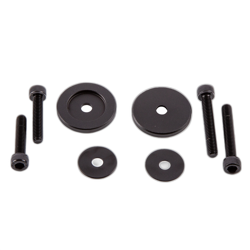 per Handlebar End Adapter for PIAGGIO VESPA Models, Black (Pair)