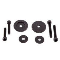per Handlebar End Adapter for PIAGGIO VESPA Models, Black (Pair)