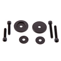 per Handlebar End Adapter for PIAGGIO VESPA Models, Black (Pair)