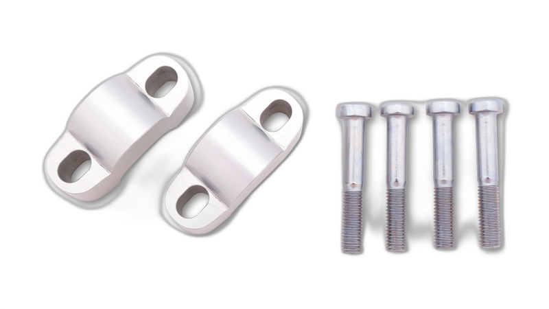 pro Lenkererhöhung 25mm, silber für Ø28,6mm Lenker