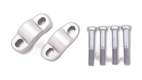 pro Lenkererhöhung 25mm, silber für Ø28,6mm Lenker