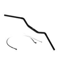 pro handlebar kit Flat Track L14, Ø25.4 mm with brake line, H-D Nightster, 22