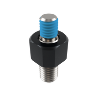pro Lenkerspiegeladapter M10x1,5 RH auf M8, Matt-Schwarz