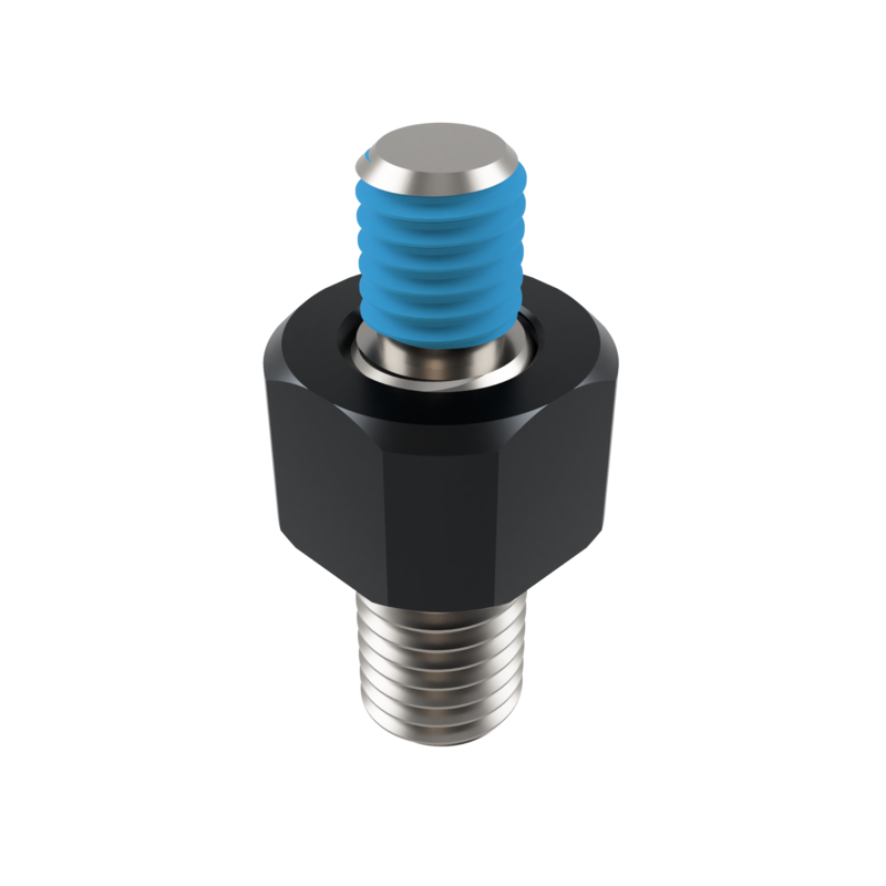 pro Lenkerspiegeladapter M10x1,5 RH auf M8, Matt-Schwarz