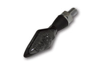 pro PEN HEAD DOUBLE 2in1 LED indicator with position light, black housing, tinted lens