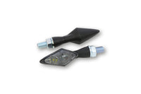 pro PEN HEAD DOUBLE 2in1 LED indicator with position light, black housing, tinted lens