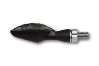 pro PEN HEAD DOUBLE 2in1 LED indicator with position light, black housing, tinted lens