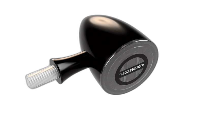 pro Rocket Bullet LED Rück-, Bremslicht, Blinker Chrom/Getönt 3in1, E-Geprüft