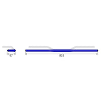 pro X-Bar Alu-Lenker Drag Bar Wide XD2, 1 1/8 Zoll, schwarz