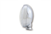 smart 4 1/2 inch spot light, flat housing, chrome-plated