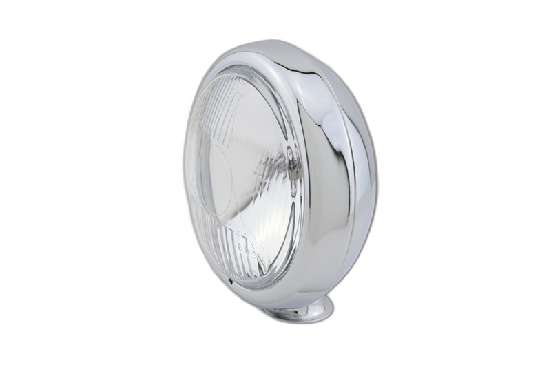 smart 4 1/2 inch spot light, flat housing, chrome-plated