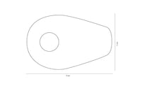 smart Alu Montageplatten INDY SPACER für div. YAMAHA, Set