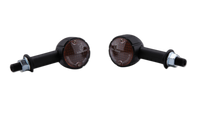 smart Arizona Light Bulbs Mini Turn Signals Housing Black / Lens Smoke, Front & Rear